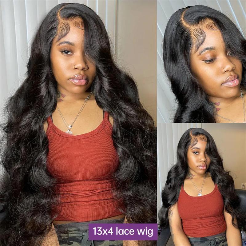 Bling Hair 12~34inch Body Wave 13x6 Lace Frontal Human Wig Hair 13x4 PrePlucked Transparent Lace Frontal Wig Brazilian Hair Wigs For Women TikTokShopBlackFriday