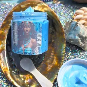 Yemaya Whipped Body Butter - Reiki-Infused Shea Ocean Goddess Ritual Moisturizer with Creamed Coconut & Salty Sea Air Scent