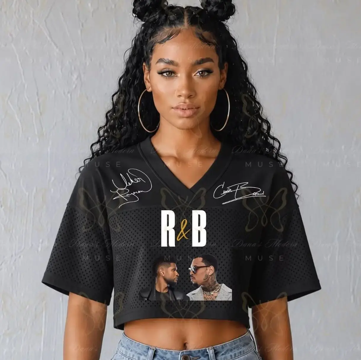 R&B Inspired Concert Crop Jersey, Black or White Baseball Crop Top, Music Tour Streetwear, Women's Fan Jersey, Vintage Music Outfit, Festival Crop Shirt