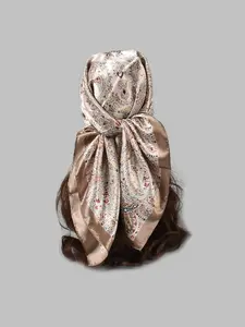 Women's Elegant All Over Print Square Scarf, Paisley Print Scarf, Fashionable Versatile Retro Shawl for Daily Life, Trendy All-match Vintage Accessories for Party & Daily Life