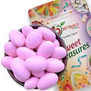 NY Spice Shop Jordan Almonds -  Pink Pastel Colors Candy Variety Pack - Old Fashioned Candy Easter Table Decorations for Party Favors