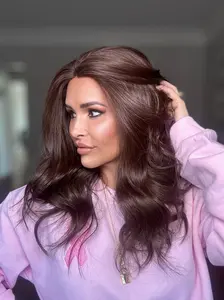 Lovestory Abigail Short Bob Synthetic Lace Front Wigs Wavy Style Heat Resistant 13x4 Lace Area for Fashion Women