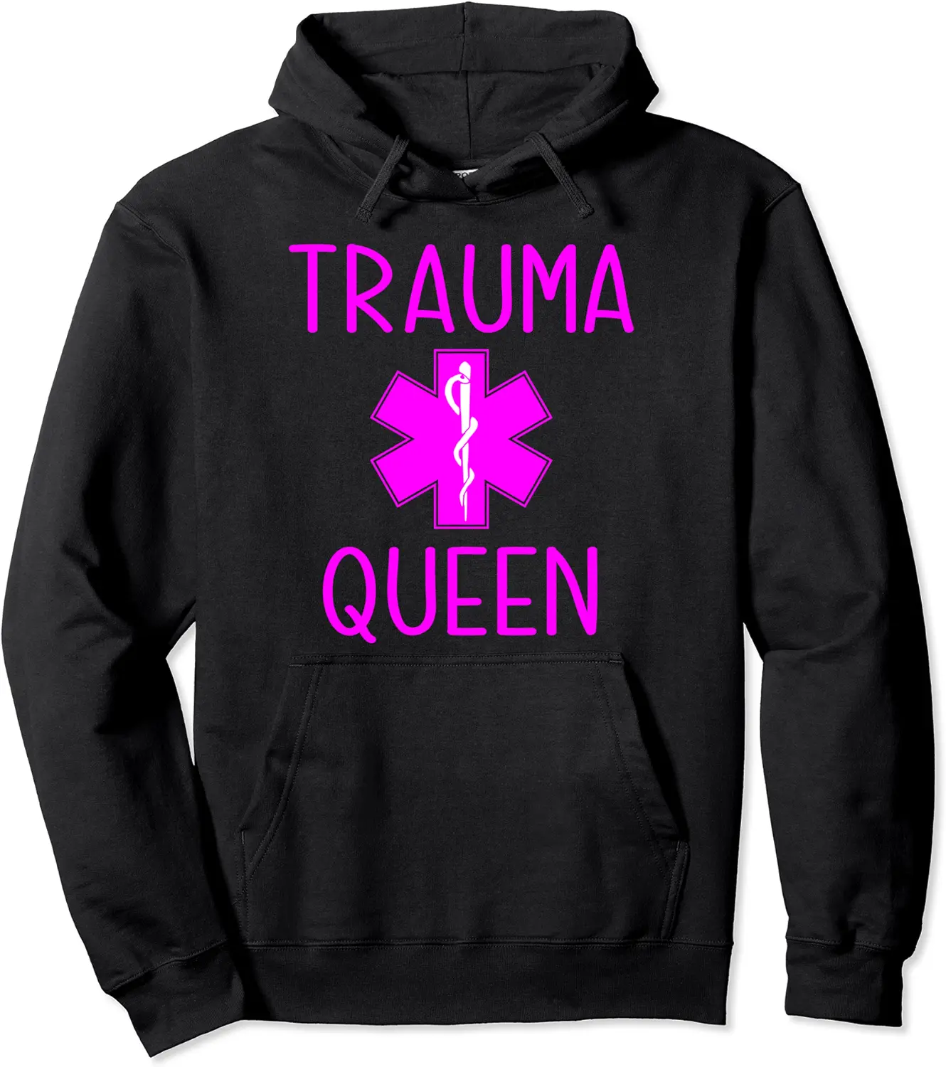 Trauma Queen Funny Womens Paramedic First Responder EMT EMS Pullover Hoodie - Jaheimca Shop 42B07WGQCS7G