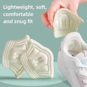Heel Cushion Pads, Heel Grips Inserts for Loose Shoes, Blister Slipping, Rednesss, Reusable Heel Guards Liners for Women Men, Improve Shoe Fit
