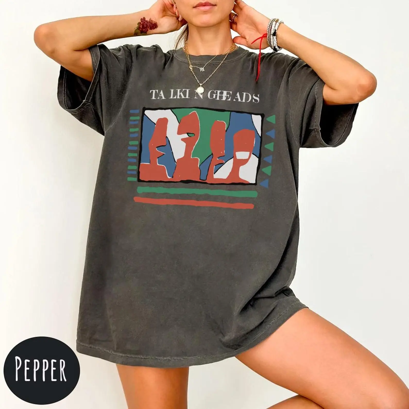 Comfort Colors Talking Heads T-Shirt: Vintage Rock Band Tees or Sweatshirts