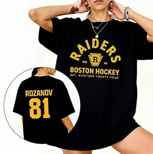 Boston Raiders Hockey Vintage Tee – Ilya Rozanov #81 Graphic T-Shirt for Sports Fans & Streetwear Lovers