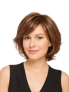 Women's Fashion Short Bob Synthetic Wig, Loose Wave High Temperature Fiber Rose Net Cap, Daily Light Curly Hair, Quick Style Change, Heat Resistant Wigs
