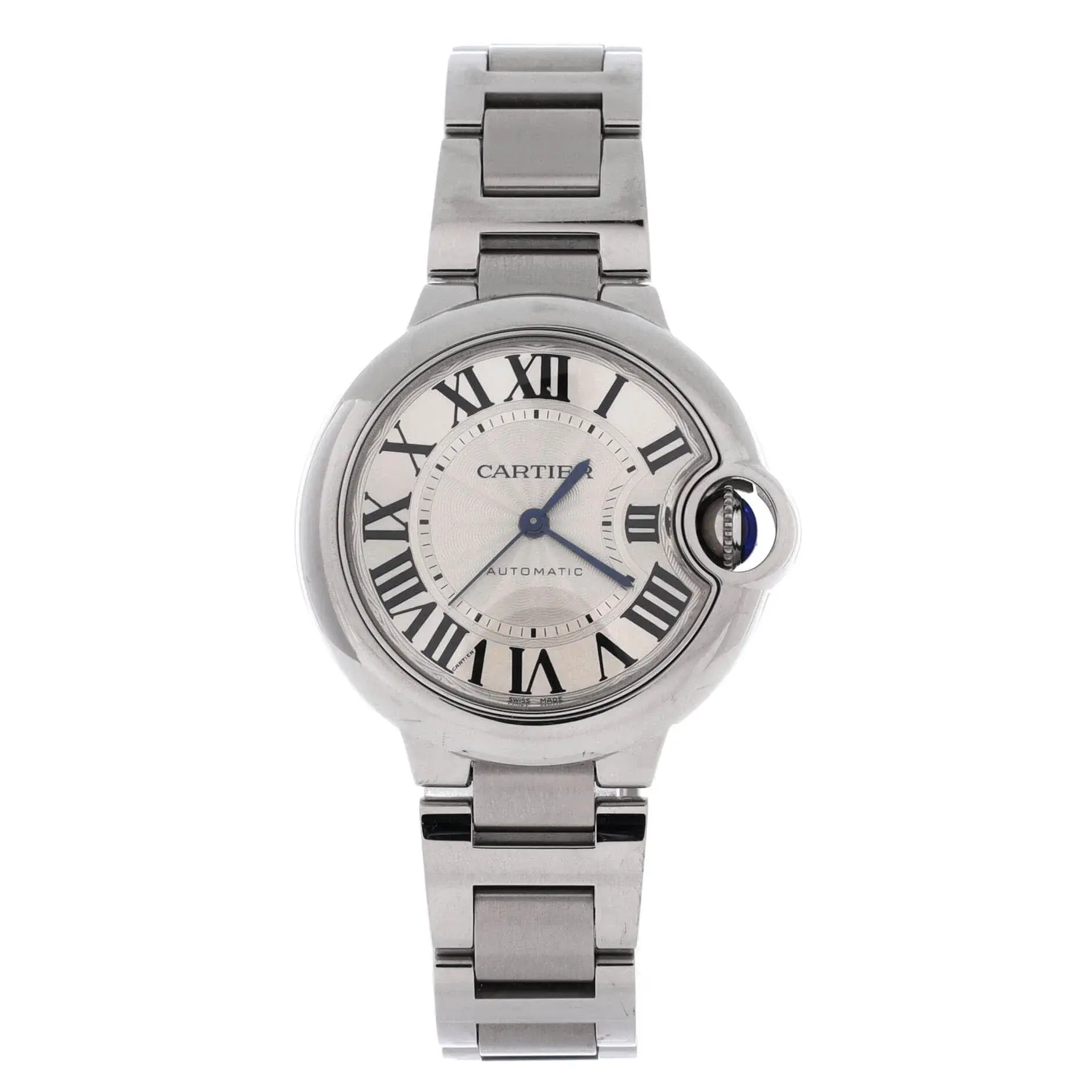 Pre-owned Cartier Ballon Bleu de Cartier Automatic Watch Stainless Steel 33 by Rebag