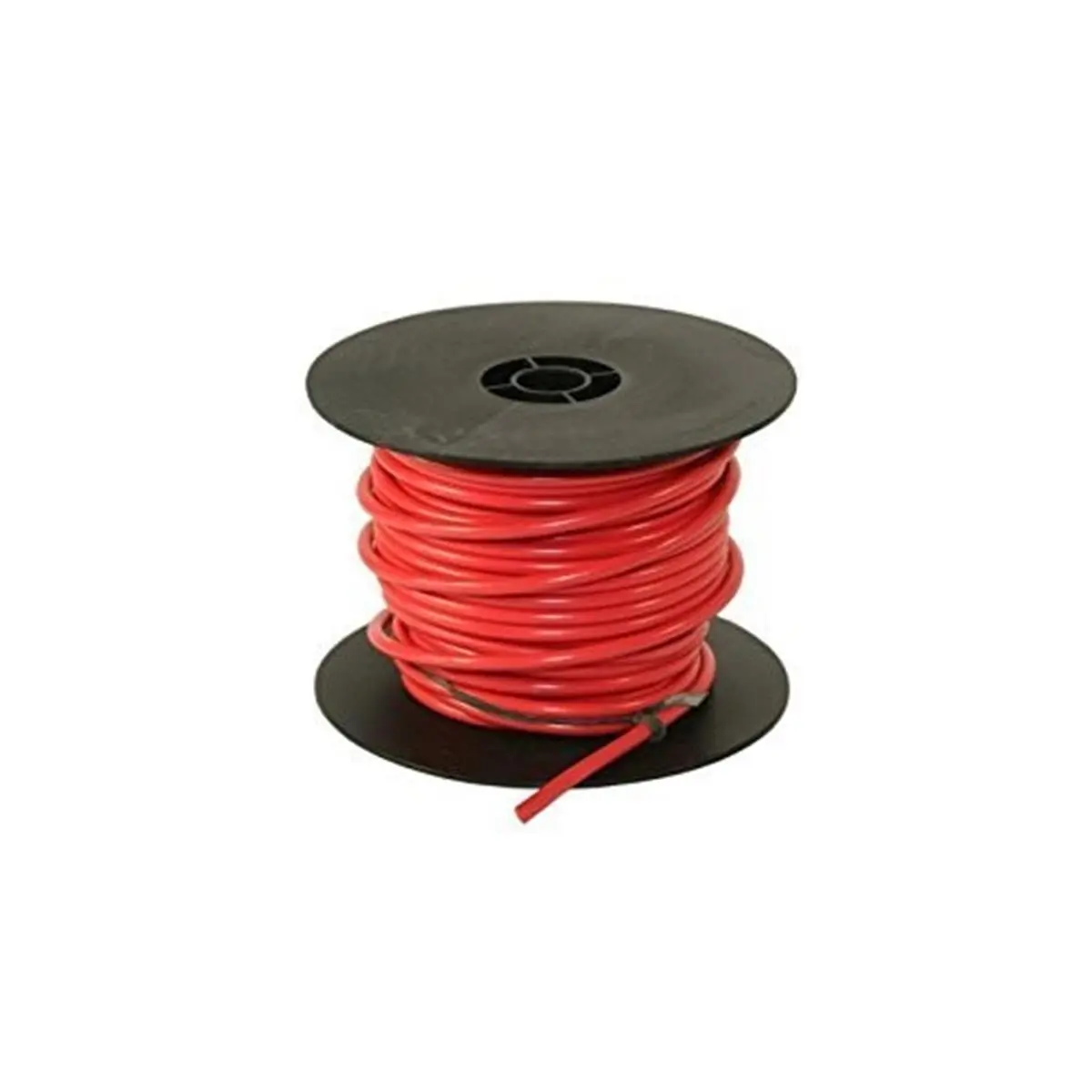 East Penn E6B-2550 8 Gauge Indoor Top Quality Solid Copper Core Primary Wire, 100 ft Color Coded Red, Durable & Reliable High Quality Construction for Installation, Office Electrical Equipment