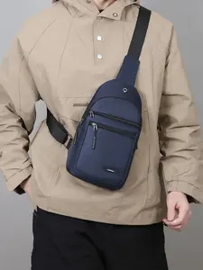 1PC Men's chest bag, shoulder bag, zipper closure. This chest bag combines aesthetics and practicality, with a versatile design. Whether for daily work, outdoor travel, or sports and fitness, it is a great helper for carrying and storing men's chest bags