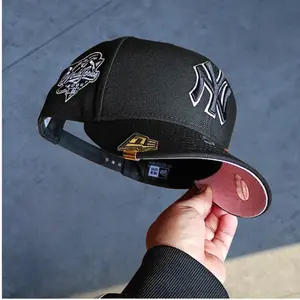 New Era New York Yankees Pink Baseball 9FORTY Cap Embroidery - World Series Side Patch Gorras De Béisbol Para Hombres, Adjustable Back Closure