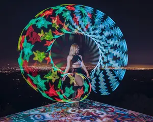 FutureHoop Designer - Customizable Smart LED Hula Hoop hula hoop Large