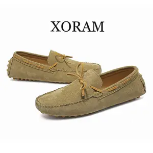 Men's New Spring-Summer Suede Tassel Flat Loafers - Lightweight Non-Slip Casual Driving Footwear 779