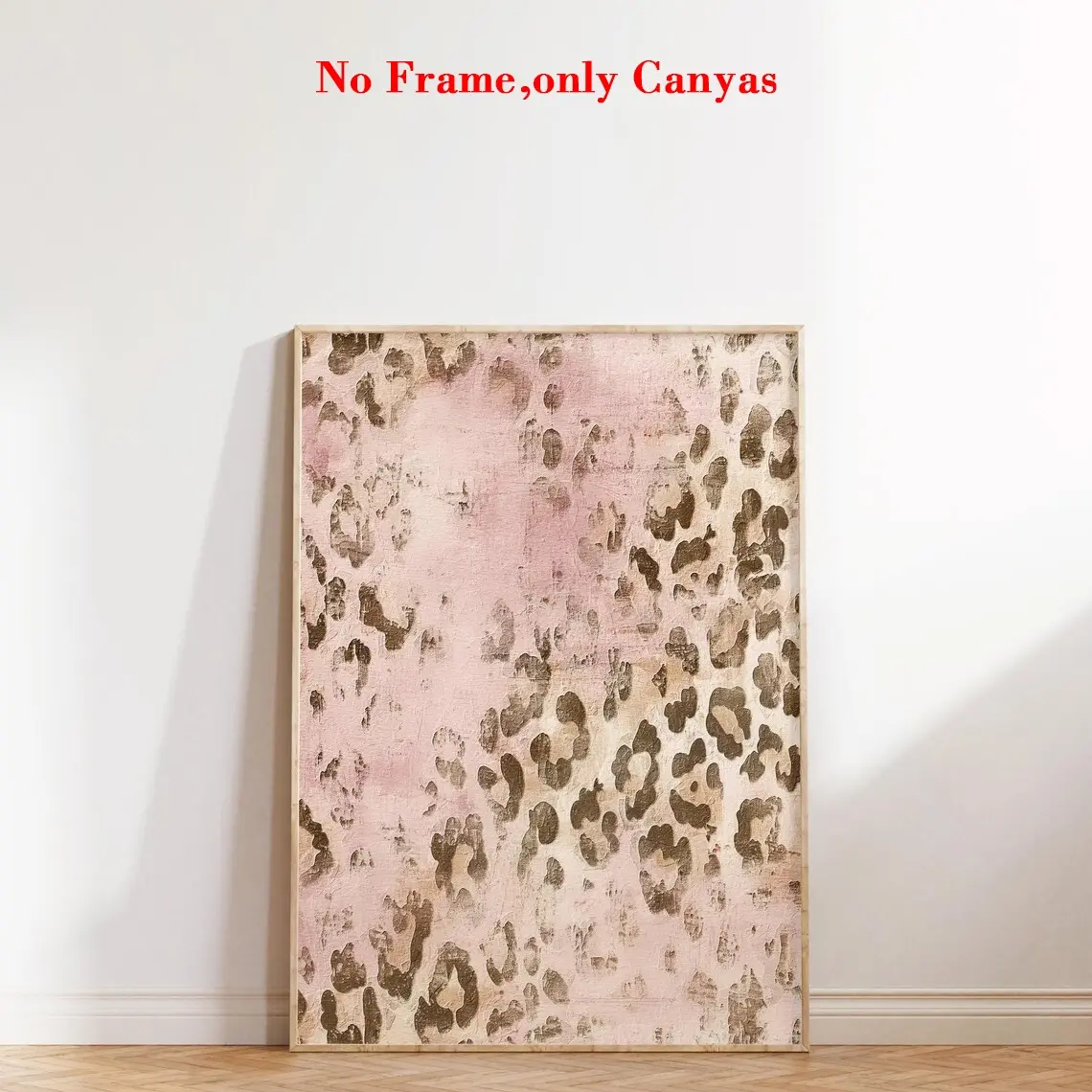 Leopard Print Wall Art Poster, Leopard Animal Print, Minimalist Texture Canvas Painting, Art Work for Wall Decor, Living Room & Bedroom Decor, Modern Home Decor, Aesthetic Wall Decor, Room Decoration, Perfect Gift for Friends