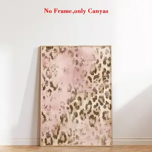 Leopard Print Wall Art Poster, Minimalist Texture Canvas Painting, Living Room & Bedroom Decor, Modern Home Decor, Perfect Gift for Friends