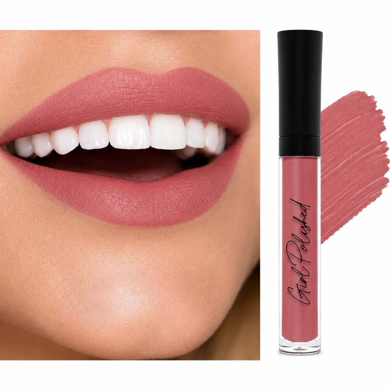 Girlpolished Nude Lip Stay- Aka Barely bougie
