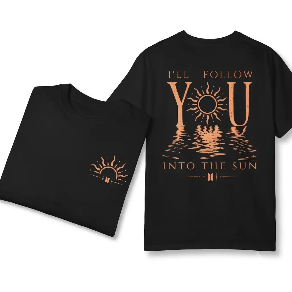Into The Sun Kpop Concert Shirt, K-Pop Fan T-Shirt, Unisex Cotton Tshirt