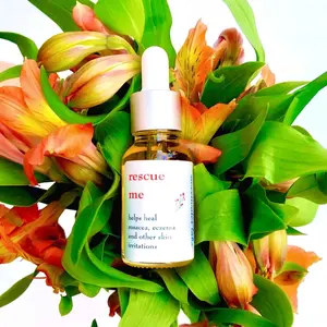 RESCUE ME. Helps heal skin irritations (eczema, rosacea and rash). Relieves itching