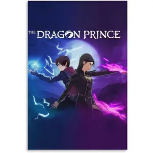 The Dragon Prince Hot Anime Poster Canvas Wall Art Print For Room Aesthetic And Decor (10) Pictures For Living Room Bedroom Decor 12x18inch(30x45cm) Gifts Colorful Ornaments Decoration Artistic Photo Frame-Style