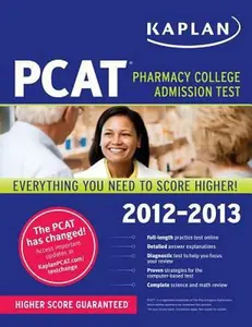 USED-Kaplan PCAT 2012-2013 by Kaplan (Paperback)
