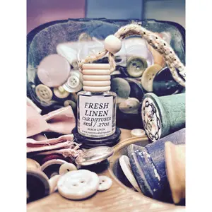 Fresh Linen Car Diffuser & Freshener