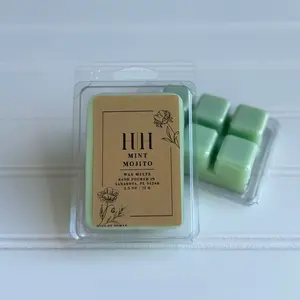 H|H Mint Mojito 2.5oz 71g Scented Wax Cubes for Home Fragrance Hand Poured in Sarasota,FL