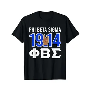 Phi Beta Sigma Fraternity Cotton T-Shirt With Elegant Patterns For Halloween Christmas And Casual Wear graphic tees clothes