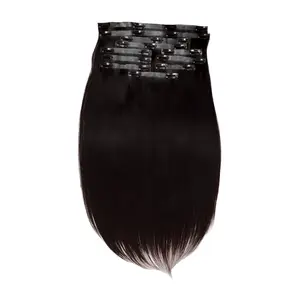 Silky Straight Seamless Clip In Hair Extensions