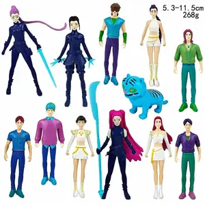 12PCS Kpop Demon Hunter Theme Doll Set (Bagged)– Cartoon Figure Collection for Home & Office Desk Decor, Unique Mini Model Toys, Compact Size 5.3–11.5cm
