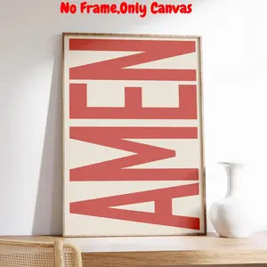 Religious Themed Canvas Painting, Unframed Painting, Modern Art Design, 1 Count Modern Wall Art Poster, Wall Art Decor for Home Living Room Bedroom, Ornaments, Art Wall Decoration