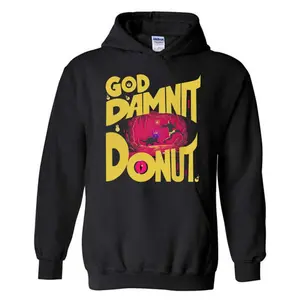 God Damn It Donut Hoodie, Dungeon Crawler Carl, Sci Fi Book Lover Tee, Princess Donut Book Lover Gift, Unisex Sweater Pullover Tee
