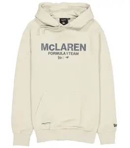 McLaren F1 x New Era Washed Logo Hoodie - Stone/Black