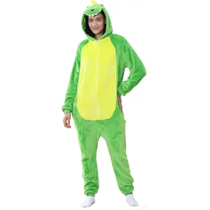 Unisex Adult Pajamas Plush Onesie Animal Cosplay Halloween Costume Gifts