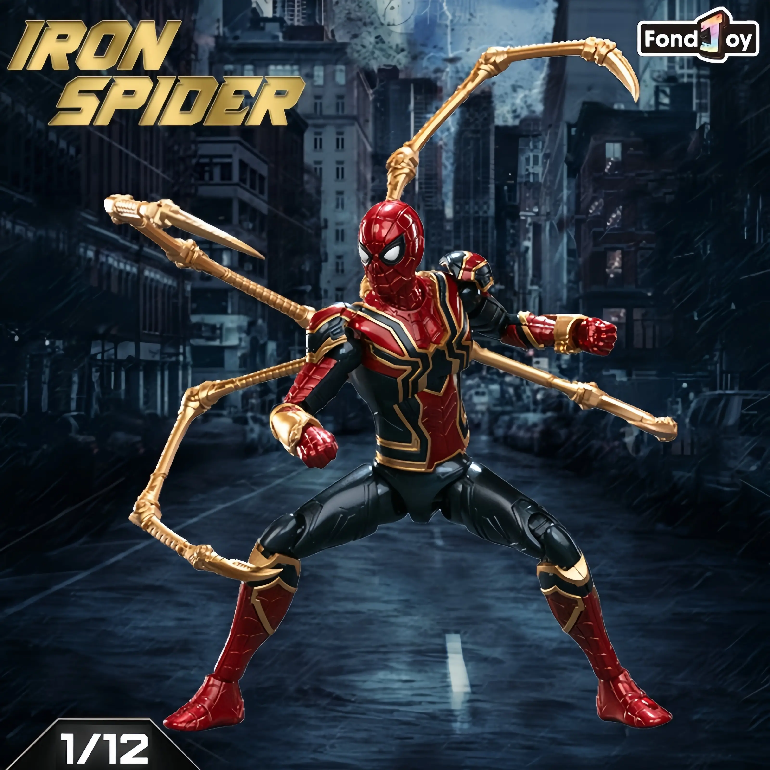 Marvel  Iron Spider 1/12  Scale Assemble Action Figure