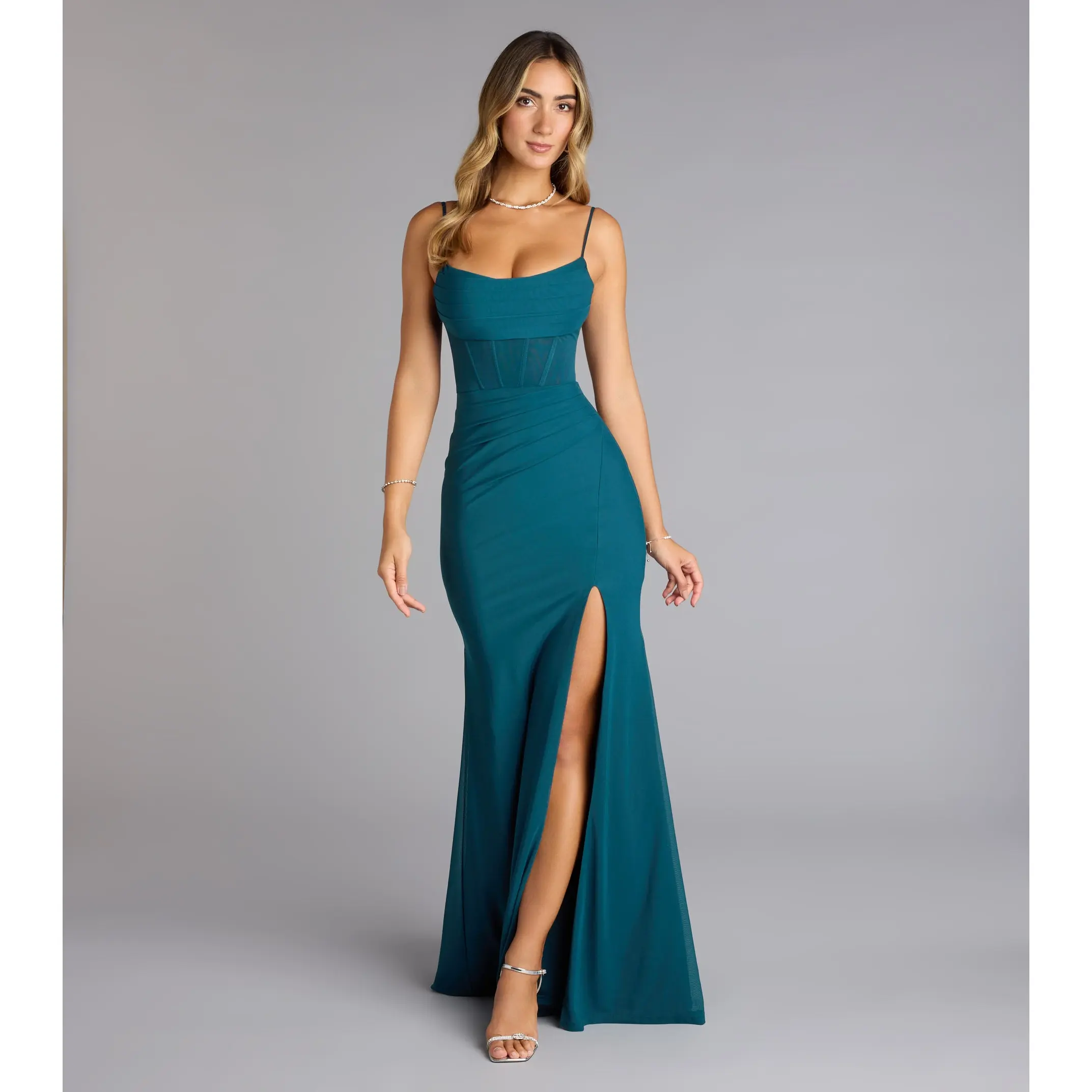 Marabella Mesh Corset Mermaid Formal Dress - TikTok Shop