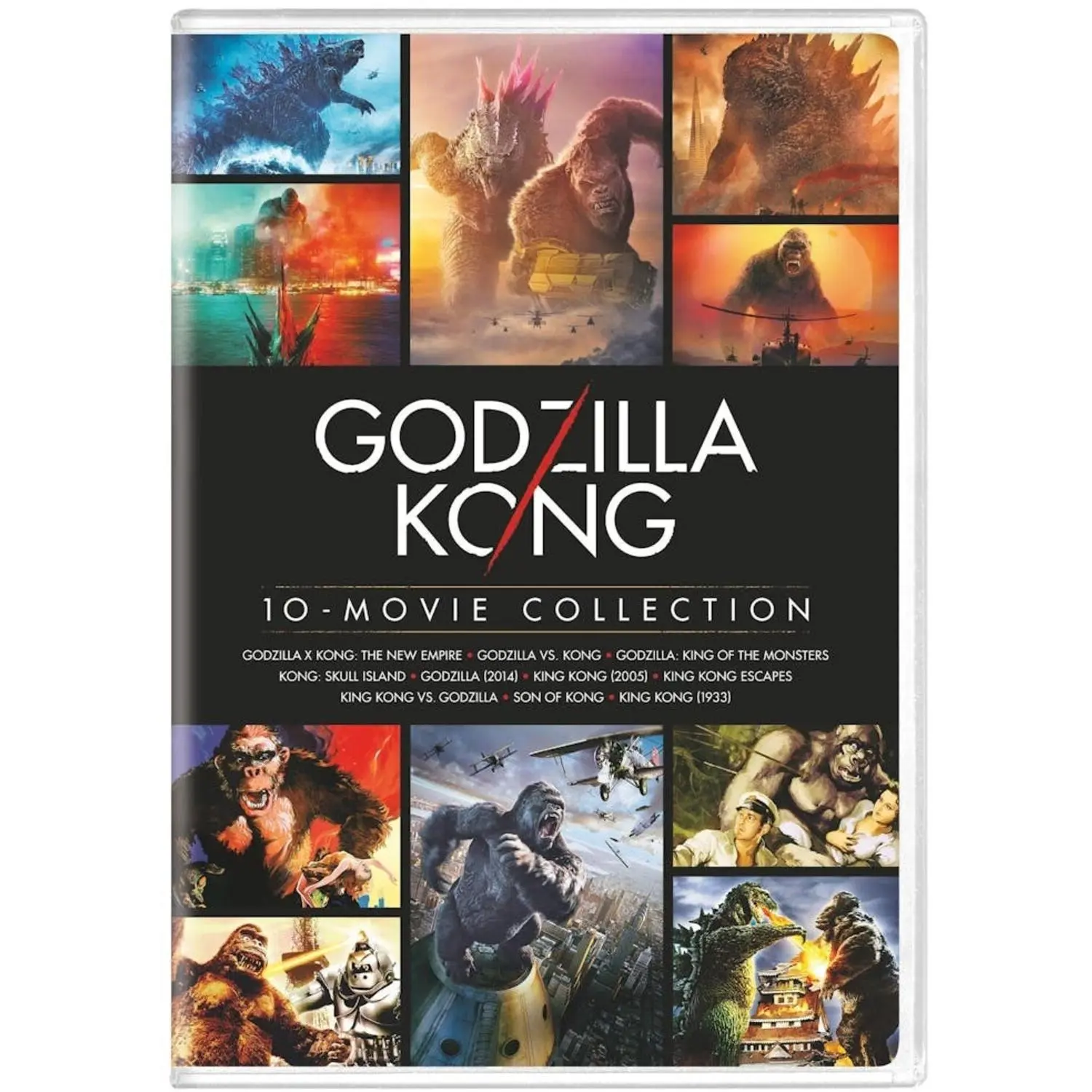 Godzilla/Kong 10-Movie Collection [DVD Video Disc] Boxed Set - TikTok Shop
