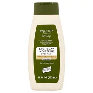 Equate Beauty Everyday Moisture Body Wash - 18 fl oz, Nourishing Daily Cleanser for Soft & Smooth Skin, Gentle Formula, Clean Scent, All Skin Types
