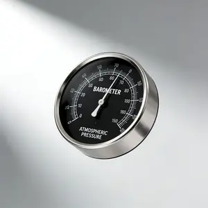 Outdoor Hiking Barometer, High-Precision Gauge with Dual Display of Altitude and Atmospheric Pressure