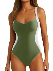 Women's Sexy Backless Swimsuit with Lacing Design, Comfortable & Stylish Tummy Control Swimwear for Women, Perfect for Beach Days & Pool Parties, Bathing Suits Tummy Control