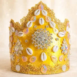 Coronas de Santos Ochun Yemaya Las Dos Aguas Sopera de Santos Medianas Modernas Turuen for Orishas Santeria IFA Yoruba 12" Tall Opening Size 6"