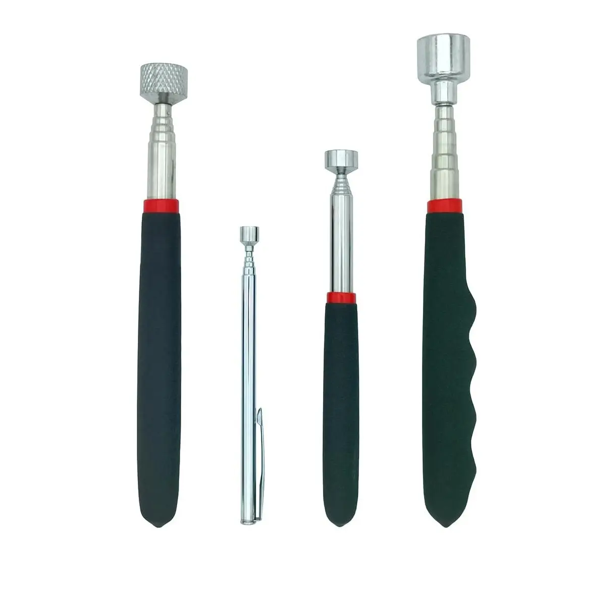 Magnetic Pickup Tool, 20lb/ 10lb/ 5 lb/ 1.5 lb Telescoping Magnet Pick up Stick Metal Extends Tool 4-Pack, Extendable Tool