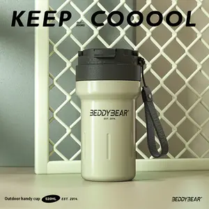 Travel coffee mugs leak-proof, reusable coffee cups with lids, stainless steel vacuum thermos coffee tumblers,thermal insulation cups for men and women keep hot & cold drinks Container Red