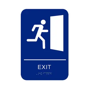 Cal Royal Exit Sign, 6" x 9"