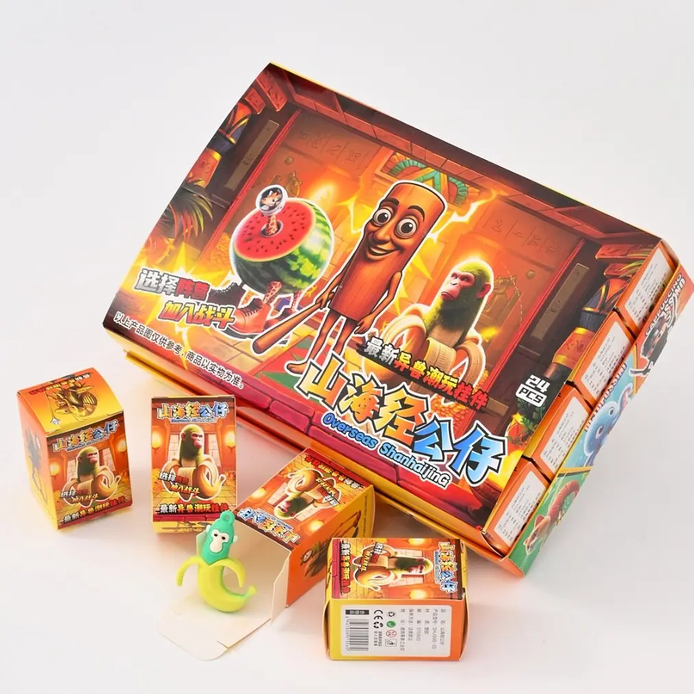 24pcs New Hot Italian Brainrot Blind Box Keychain Set Pendant Toy