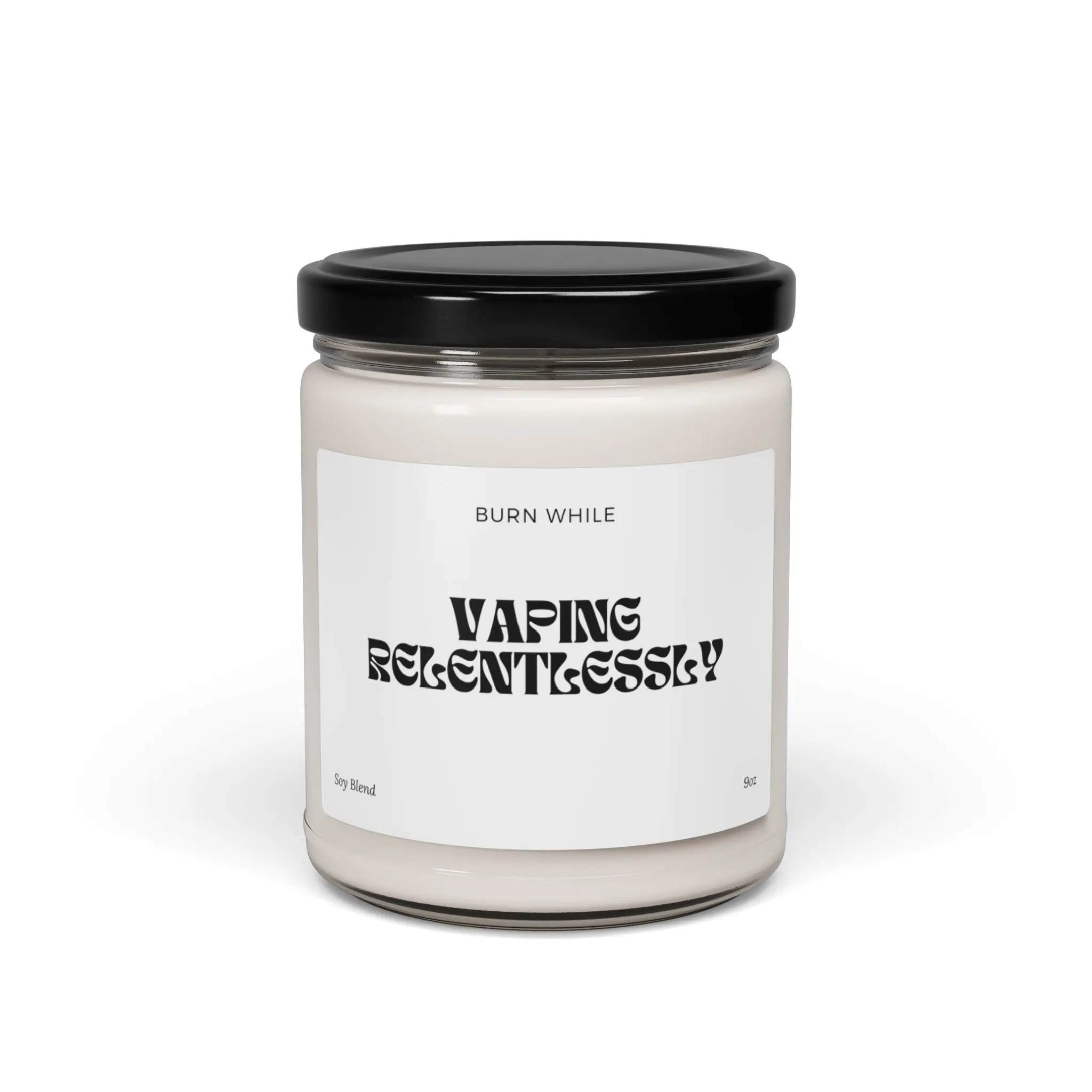 Vape God - Scented Soy Wax 9oz Candle, Offensive, Funny, Rude Gift