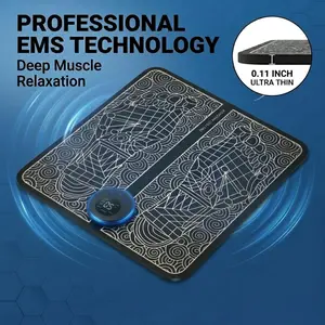 Rechargeable USB Foot Massager Mat, Portable Plastic Foot Massager Pad, Odorless Electric Massage Device for Fet Relief, Perfect Gift for Women, Men, and Family