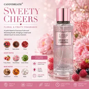 SWEETY CHEERS Body Fragrance Mist, Bare Vanilla - 8.4 fl oz