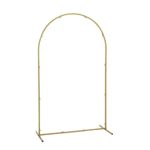 3 ft. x 5 ft. Arch Frame Gold-Plated Metal Frame