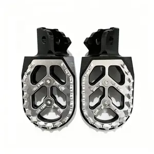 CNC Foot Pegs for Surron Light Bee X S Segway X160 X260 and E-ride Pro SS CRF190L CRF150F CRF230F 2003-2019, Alloy Foot Rest Pedals, Anti-slip Motorcycle Footpegs, Modified Sur Ron Parts Accessories