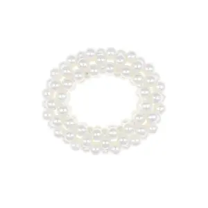 Cream Pearl Scrunchie